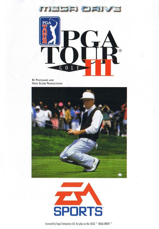 PGA Tour Golf II box art for Sega Mega Drive